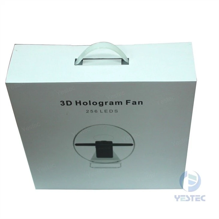 holographic display led fan