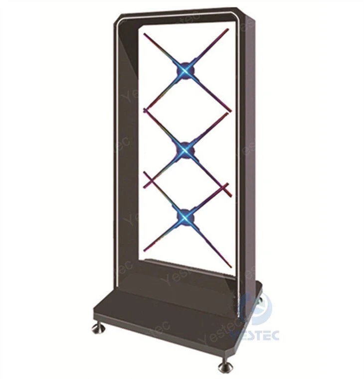 3d holographic led fan